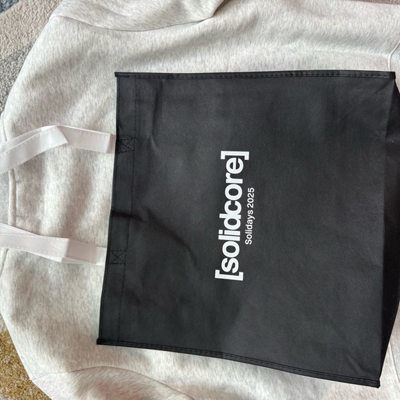 Solid Ribbed Gray Sweatshirt - Picture 4 of 4